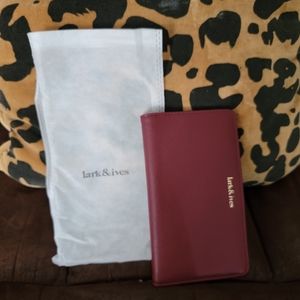 NWOT Lark & Ives Boudreaux wallet vegan